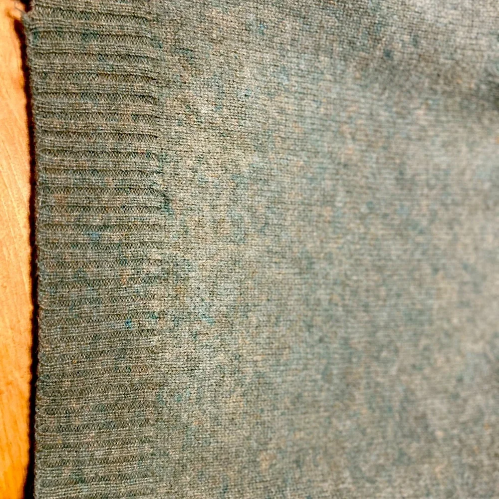 Vintage Women’s Clansman Scottish Shetland 100% Wool Sweater size L Green. - Picture 5 of 11